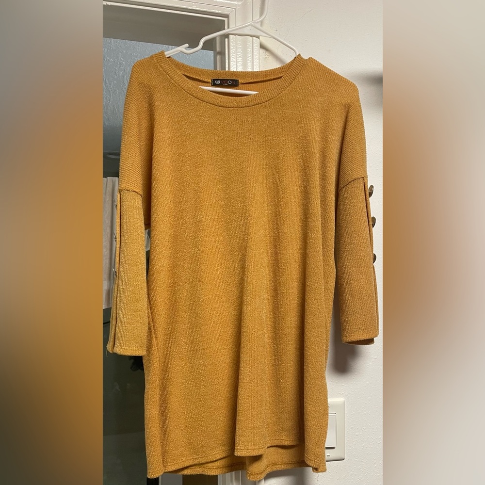 Mustard colored tunic